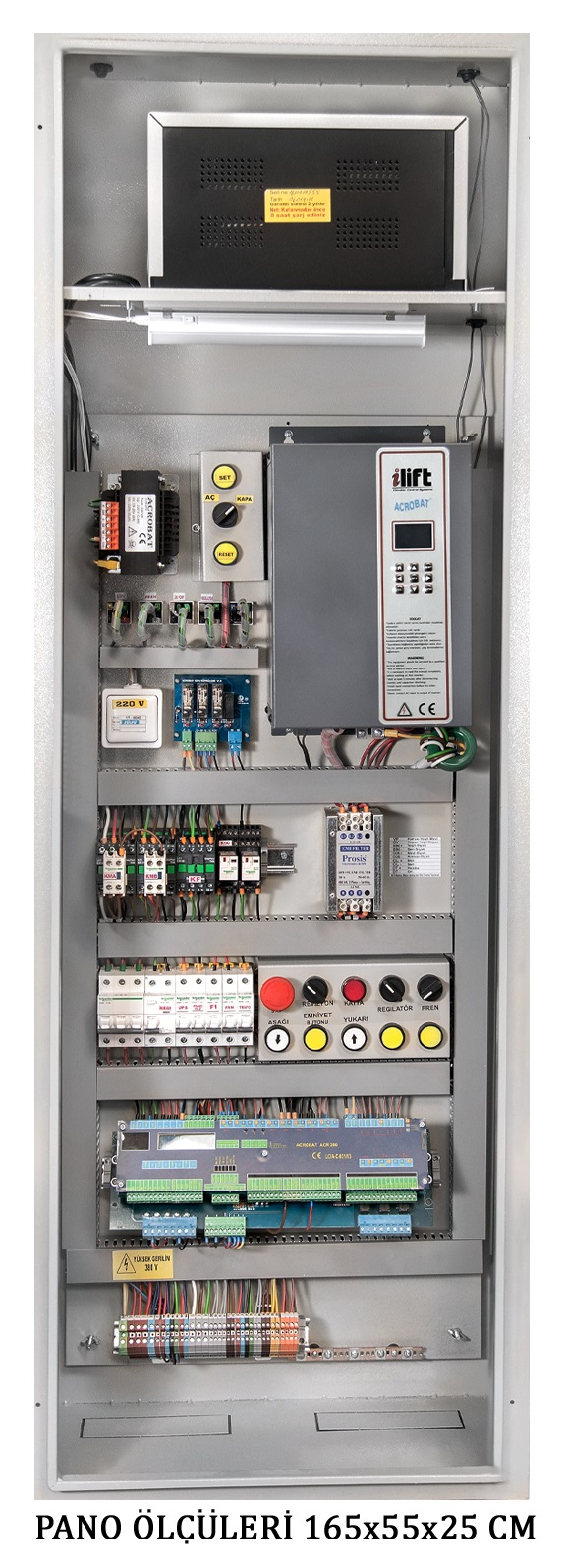 ACR-200 DİŞLİSİZ KUMANDA PANOSU A3